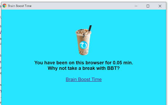 Brain Boost Time(r) [BBT]  from Chrome web store to be run with OffiDocs Chromium online